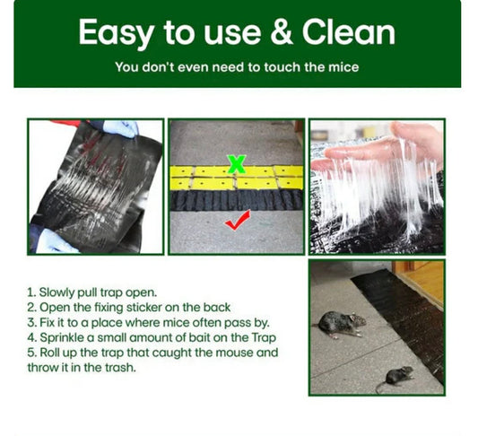 Couverture domestique mono-tissée pour souris collante et piège solide 🐭 🔥